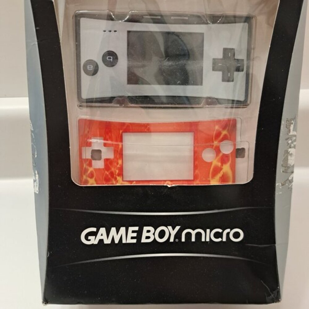 Nintendo Game Boy Micro Silver CIB Rare GameBoy Handheld Console